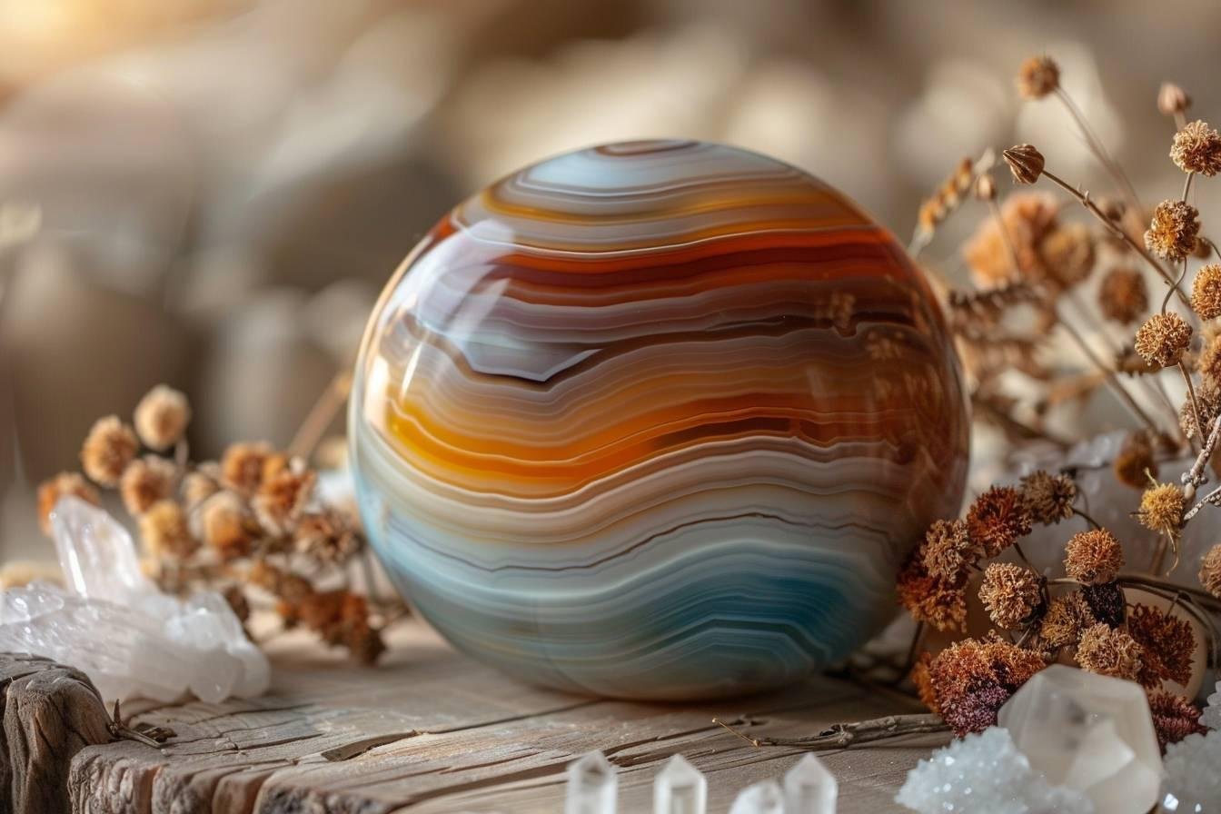 Agate rubanée : beauté et mystères de cette pierre intéressante