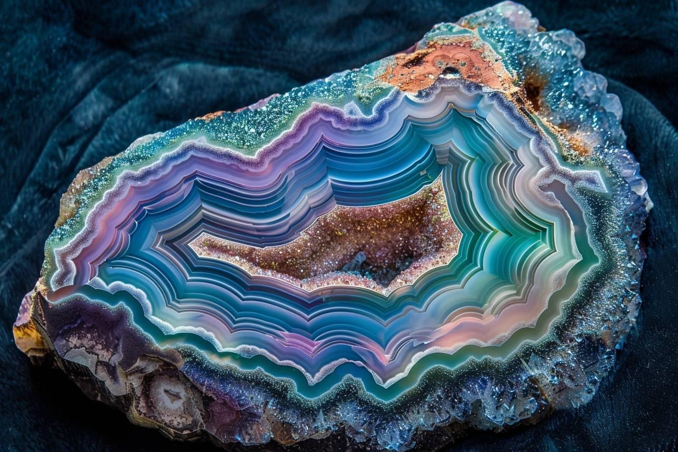 De quelle couleur est l'agate : variétés et teintes expliquées