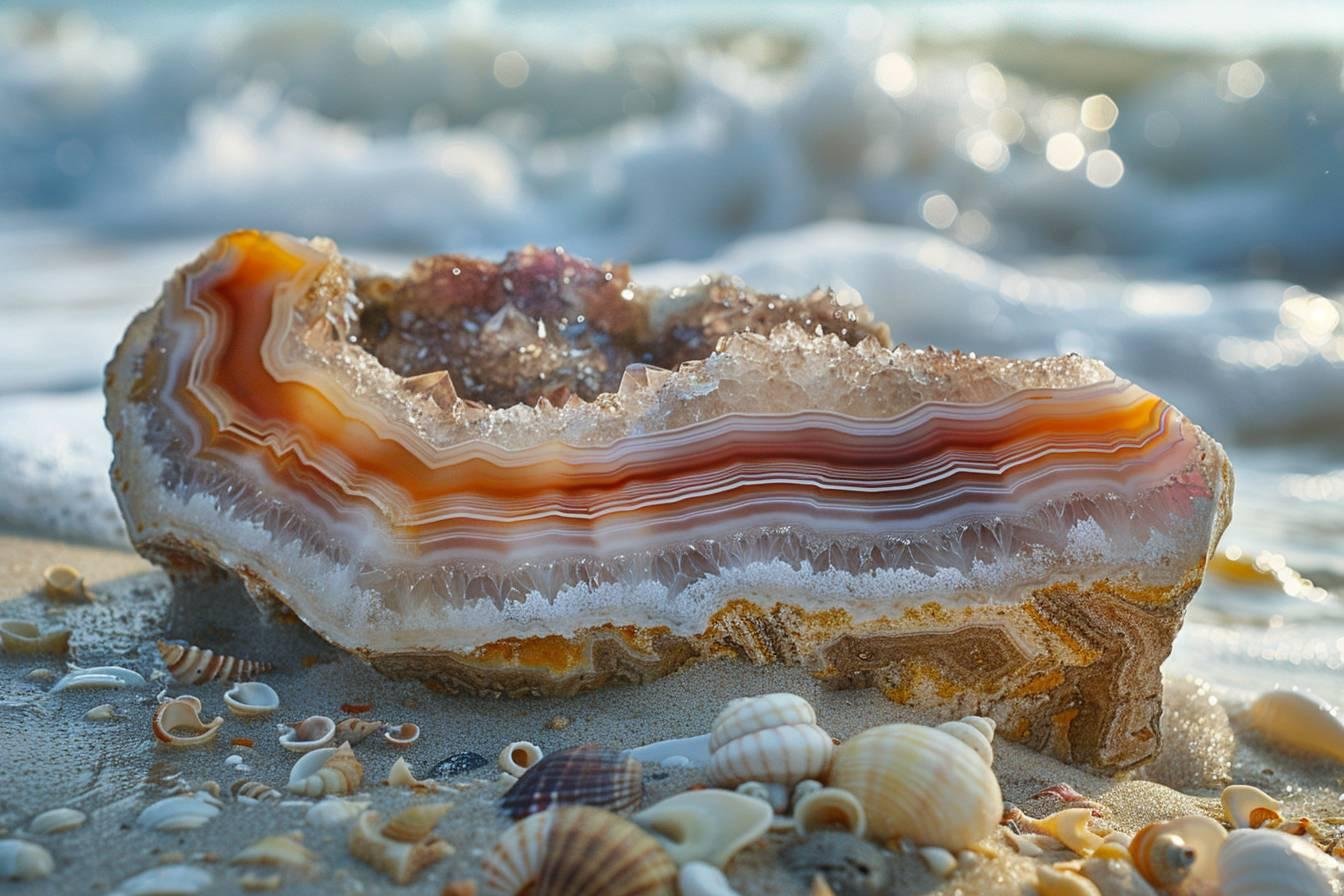 Comment reconnaître une agate sur la plage : astuces et conseils