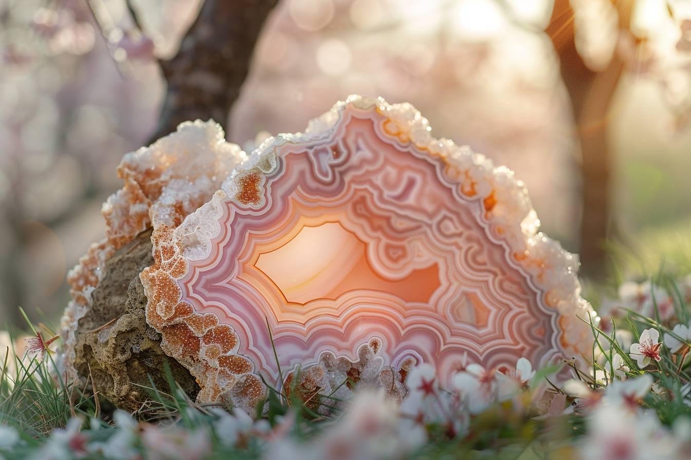 Agate fleur de cerisier vertus : bienfaits et propriétés