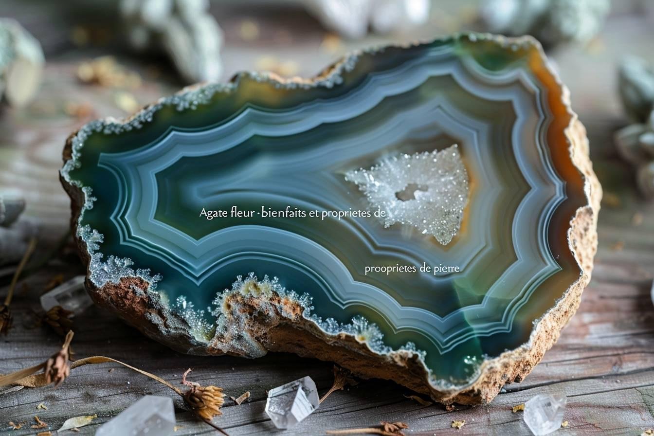 Agate fleur vertus : bienfaits et propriétés de cette pierre